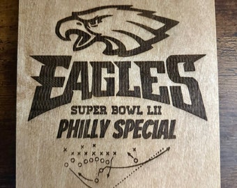 Philadelphia Eagles Super Bowl LII Philly Special Wall Art