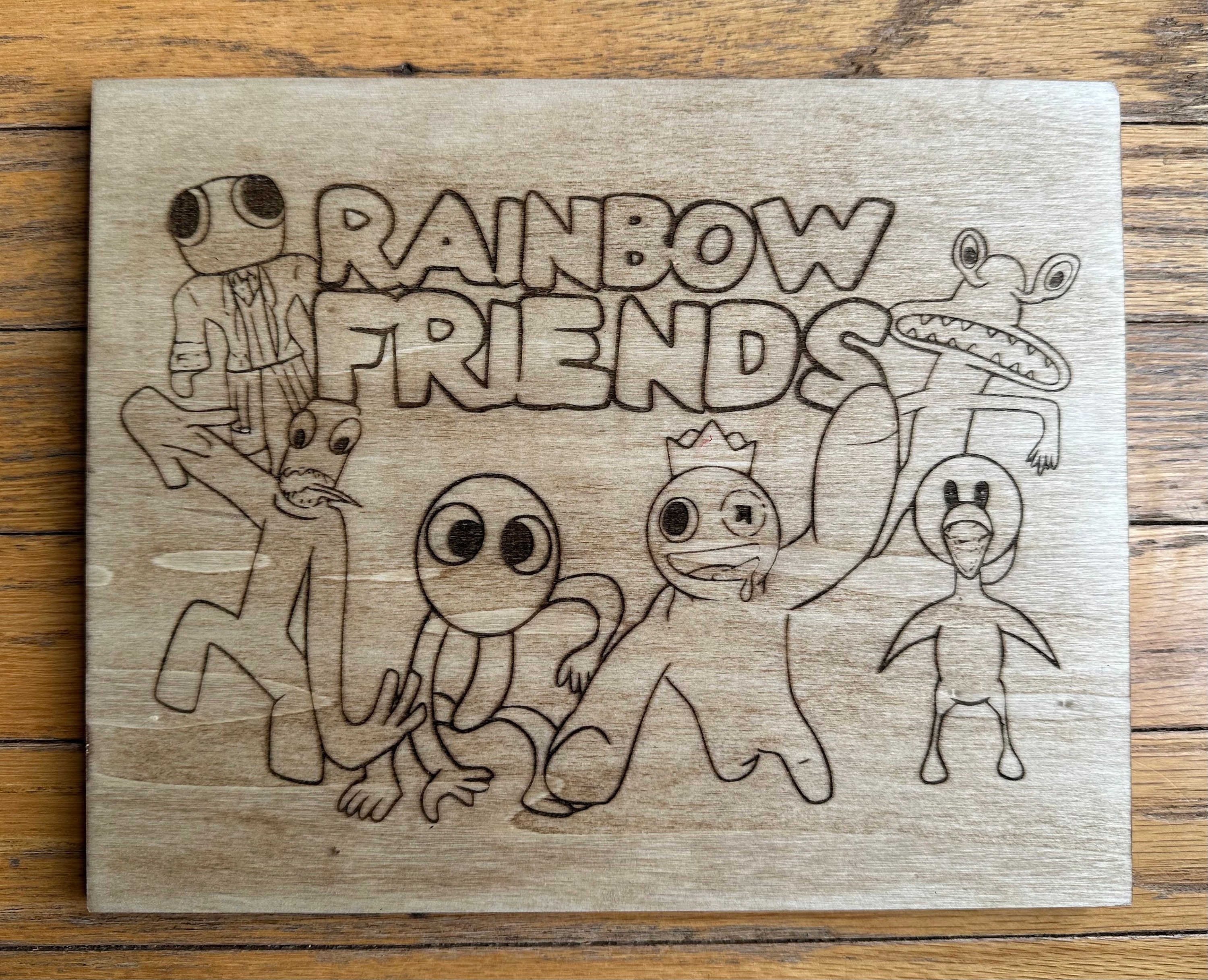 rainbow friends chapter 2 rainbow friends fnf rainbow friends roblox  rainbow friends animation rainb  Poster for Sale by RetroPanache