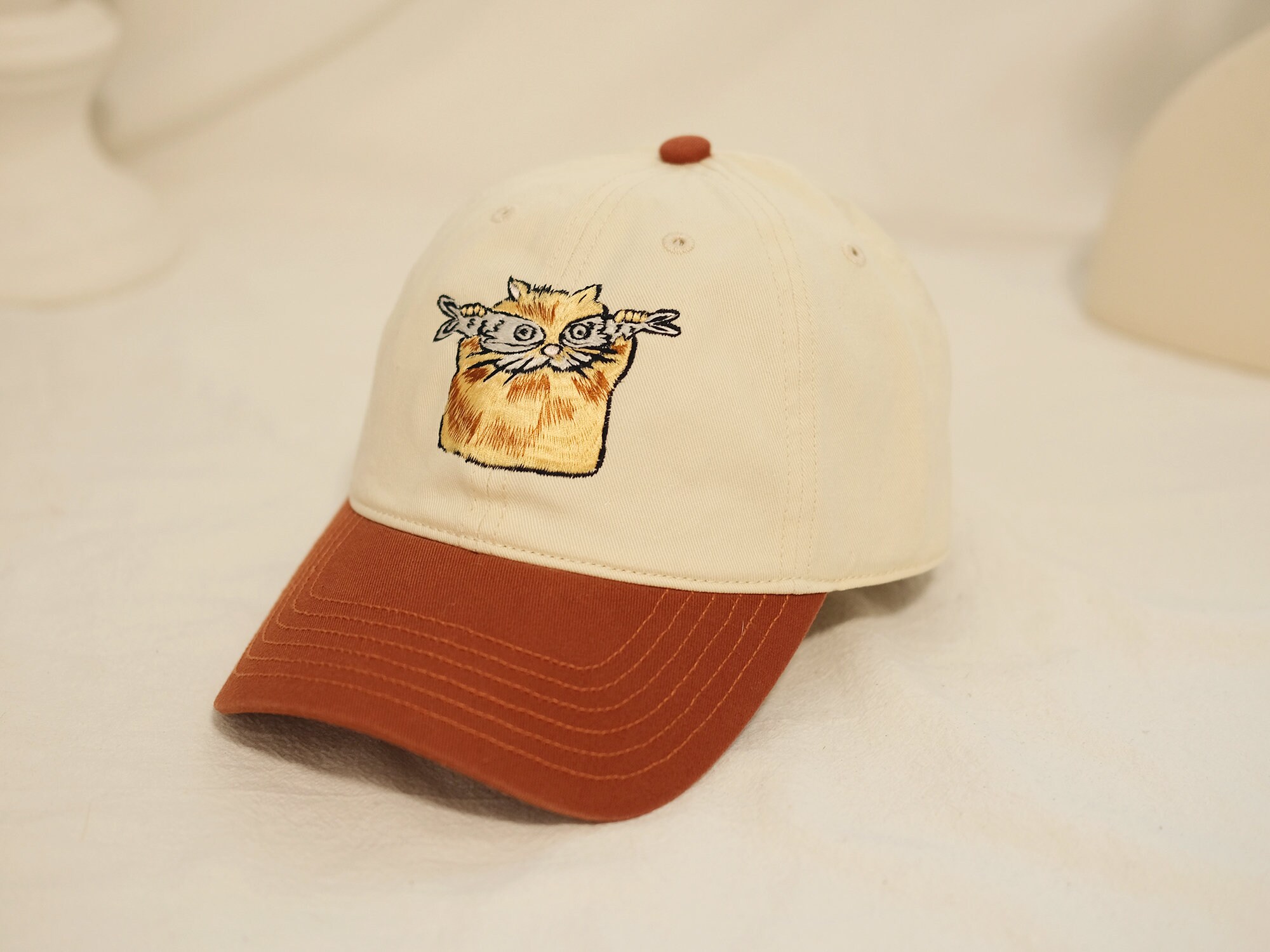 Funny Cat Lover Embroidered Baseball Cap Adjustable Cotton Cat Lover Baseball Cap | Primitives By Kathy main image 2