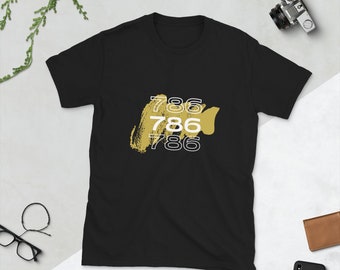 Islamic T-Shirt Bismillah 786 for Men & Women Muslim clothing