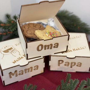 Cookie box for cookies and biscuits 100x100x50 mm gift box cookie box cookie tin personalized also as wooden kit folding box