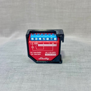 Shelly Plus 1 PM holder for fuse box DIN rail holder DIN rail holder fastening according to DIN standard flame retardant