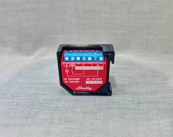 Shelly Plus 1 PM Fuse Box Mounting Bracket DIN Rail Mount DIN Rail Mounting according to DIN standard Flame Retardant