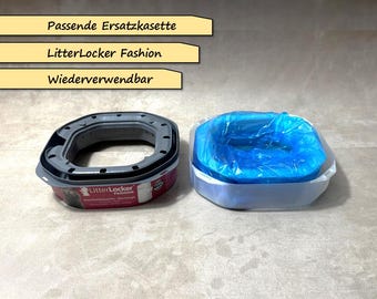 Casete de recambio y de repuesto para desechar la arena para gatos de la caja de arena, adecuado, por ejemplo, para el cubo de eliminación Fashion de LitterLocker