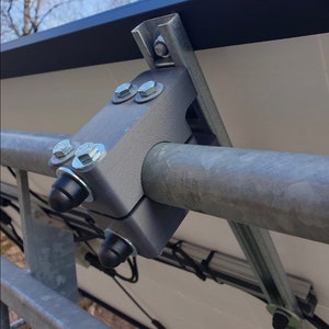 Bracket for balcony power systems solar systems on railings