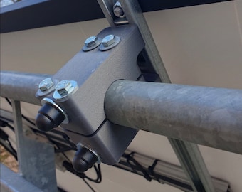Bracket for balcony power systems solar systems on railings