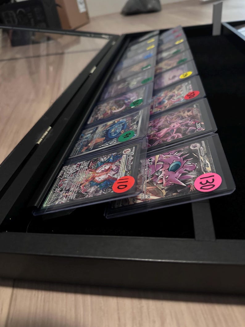 Display Case Tcg Riser TCG Modular Card Display Riser: 3D Printed Trading Card Stand. Great ...