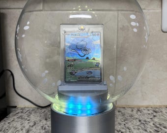 バブルミューディスプレイ。PSA、BGS、CGC、またはRawカードを表示できます。ライトは制御可能です。