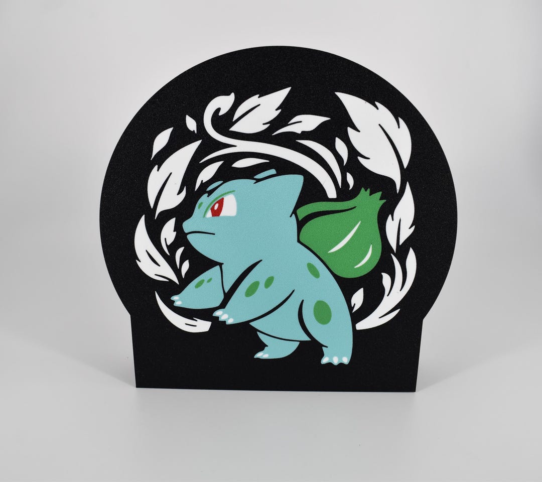 Bulbasaur Pokemon LED Lamp Control With Your Phone or Computer - Etsy