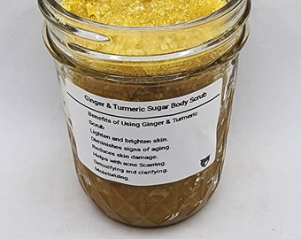 Ginger & Turmeric Sugar Body Scrub
