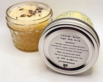 Lavender Sugar Body Scrub