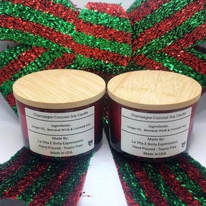 Sparkling Champagne Coconut Soy Candle