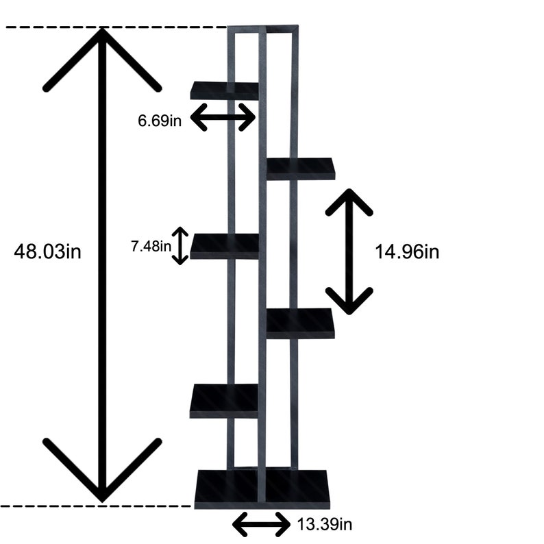 Wooden White Plant Stand 6 Tier Plant Stand Indoor Flower Etsy
