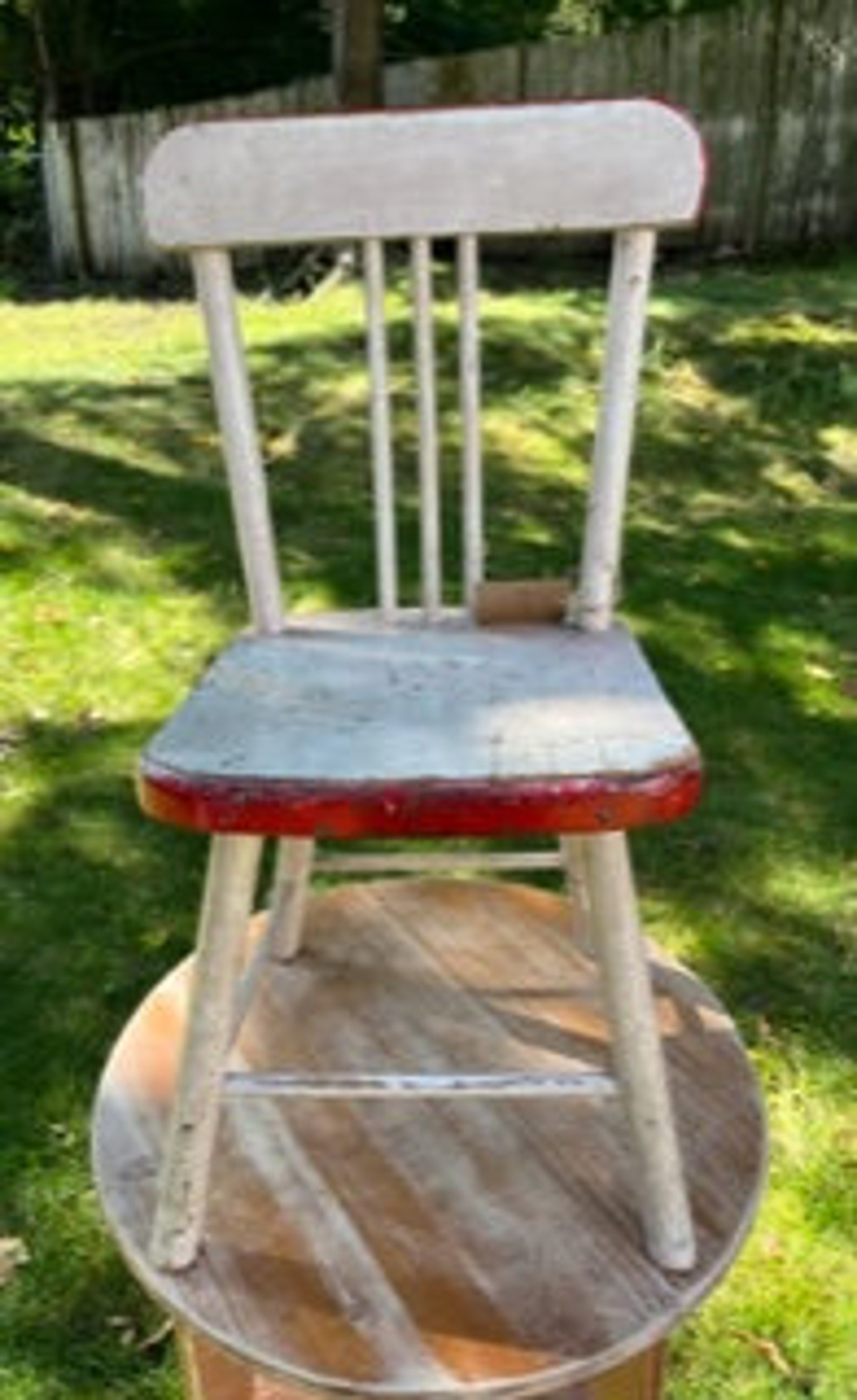 Vintage Child's Chair - Etsy