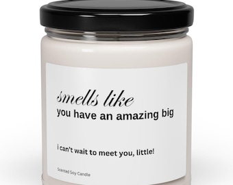 Big Little Reveal Sorority Scented Soy Candle, 9oz, Big Little Basket Stuffers