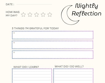 Nightly Gratitude Reflection