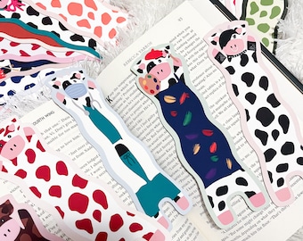 Wavy Cow Bookmarks