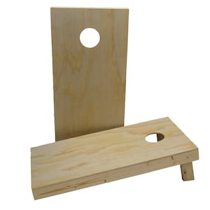 In Stock Non Painted Heavy Duty Wood 24" x 48" DIY Cornhole Board Game Set with Regulation Corn hole Bags