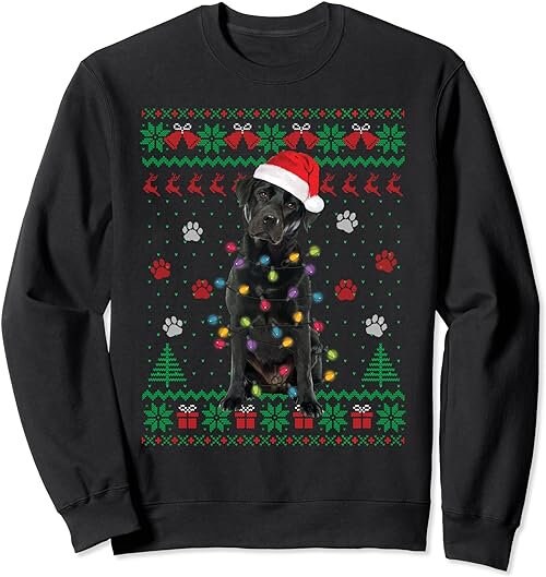 Labrador ugly christmas clearance sweater