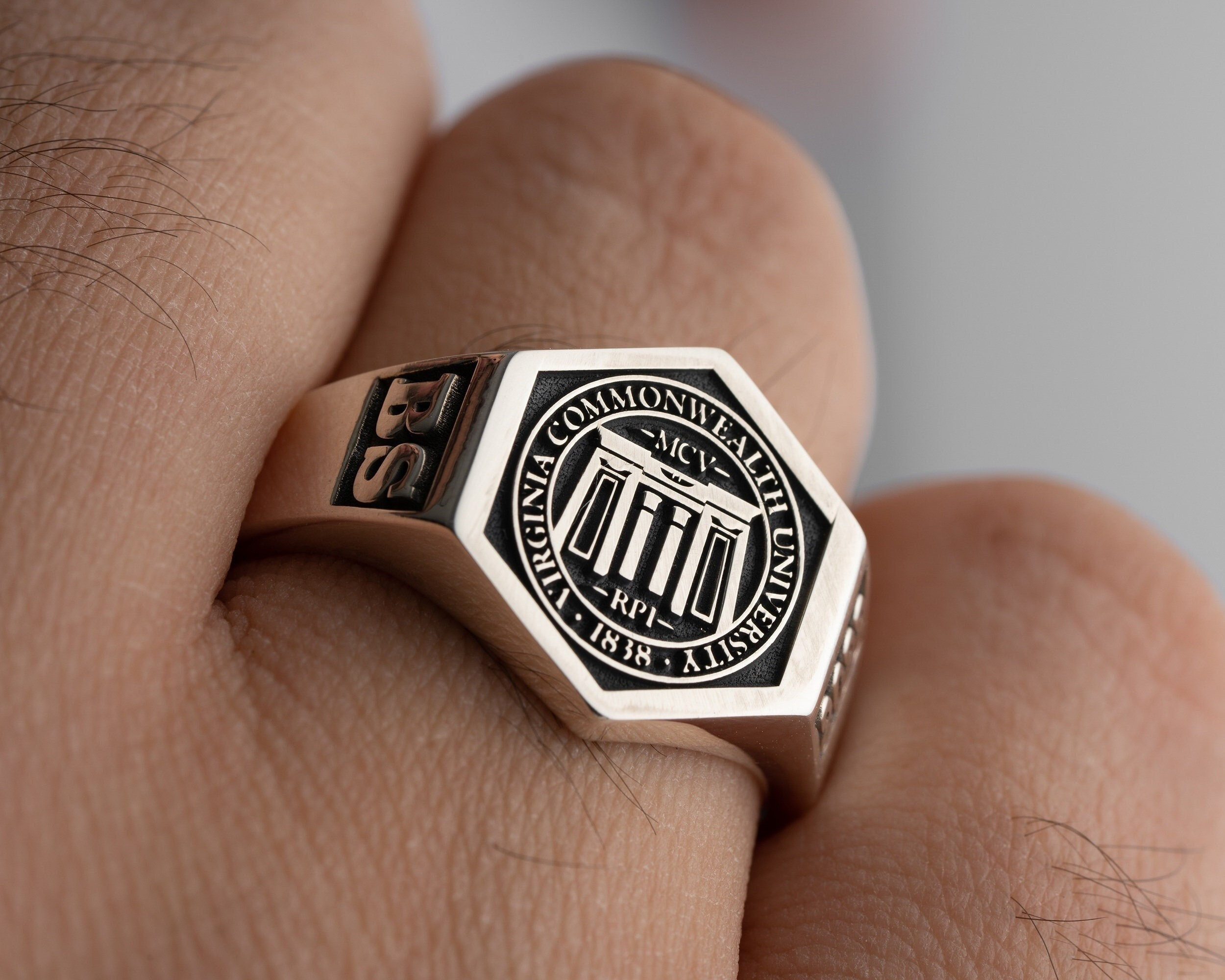 Johns Hopkins University Key Ring by M.LaHart & Co.