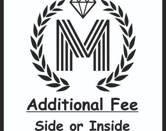 Gravure latérale et intérieure de la bague