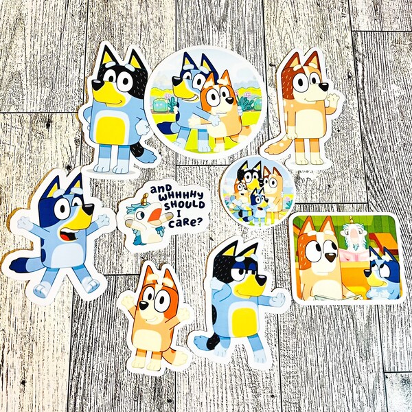 Bluey Wall Decal for Teacher Etsy