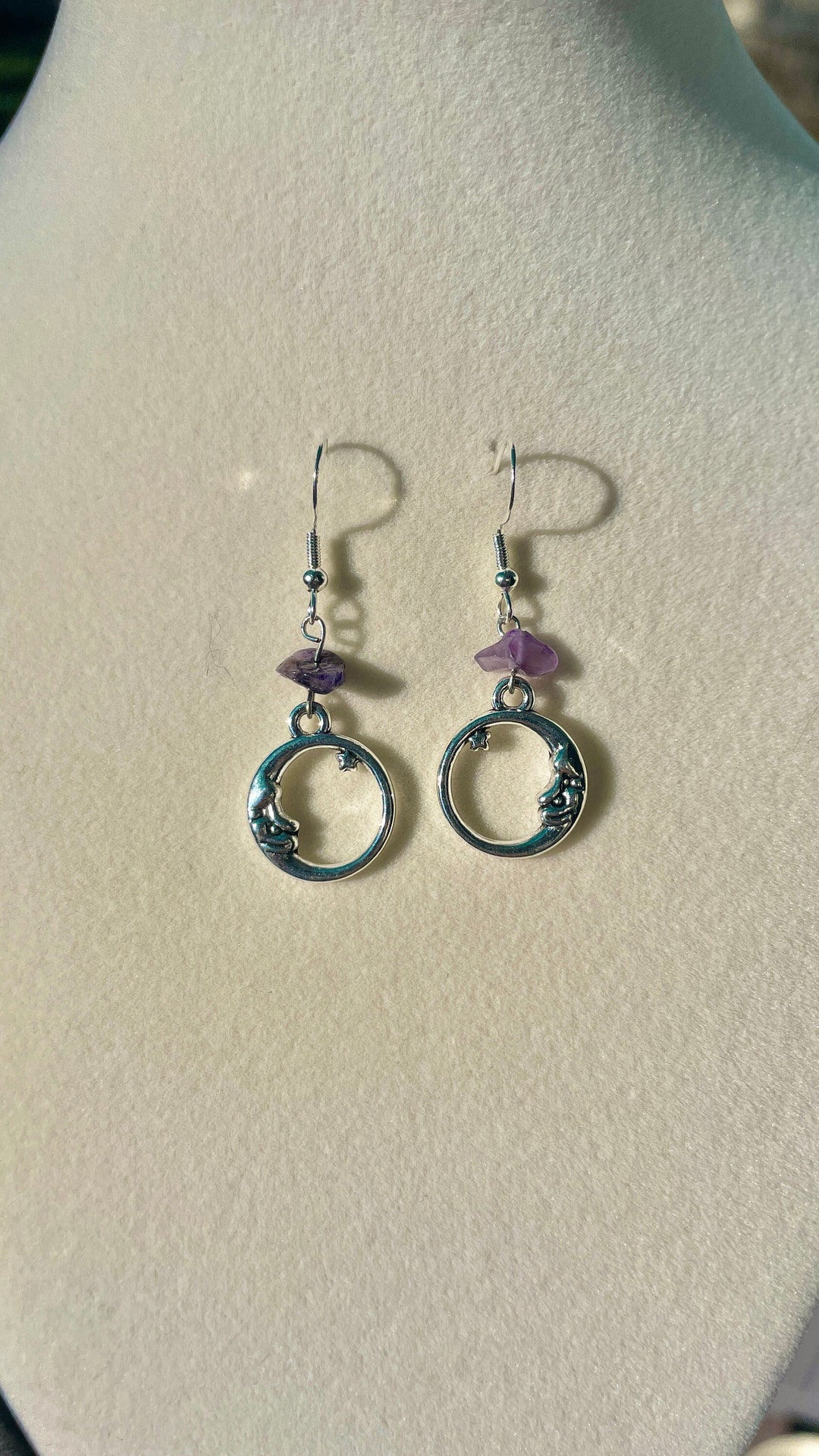 Moon Charm Earrings 1 Set Earrings for Them Weird Earrings Etsy