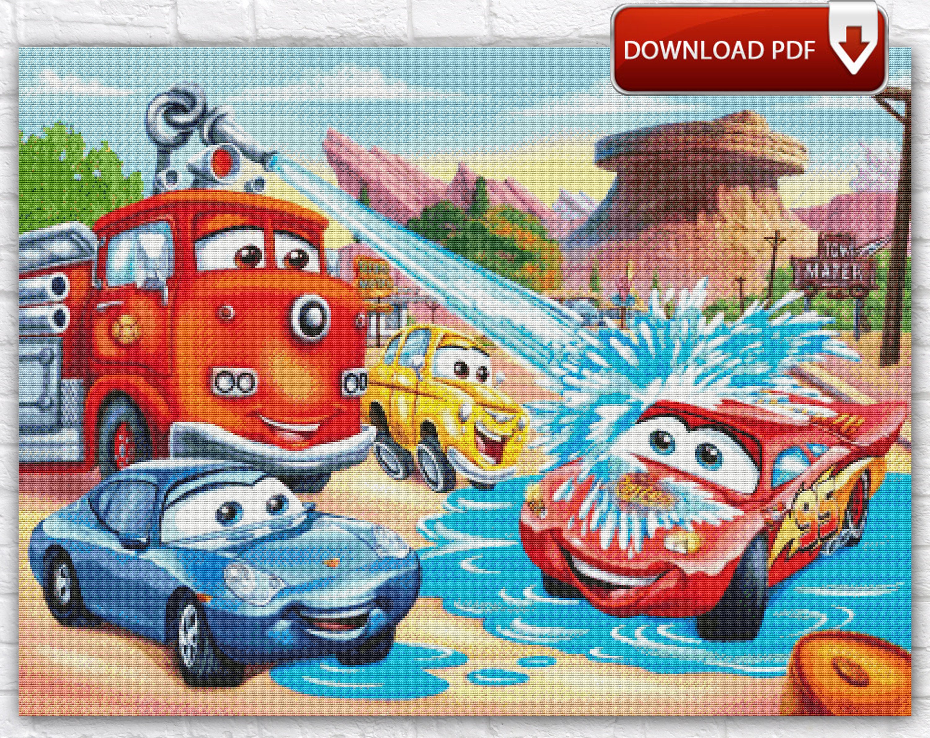 Mcqueen Cars Cross Stitch Pattern / Cartoon Cross Stitch - Etsy Mcqueen Cars Cross Stitch Pattern / Cartoon Cross Stitch - Etsy
