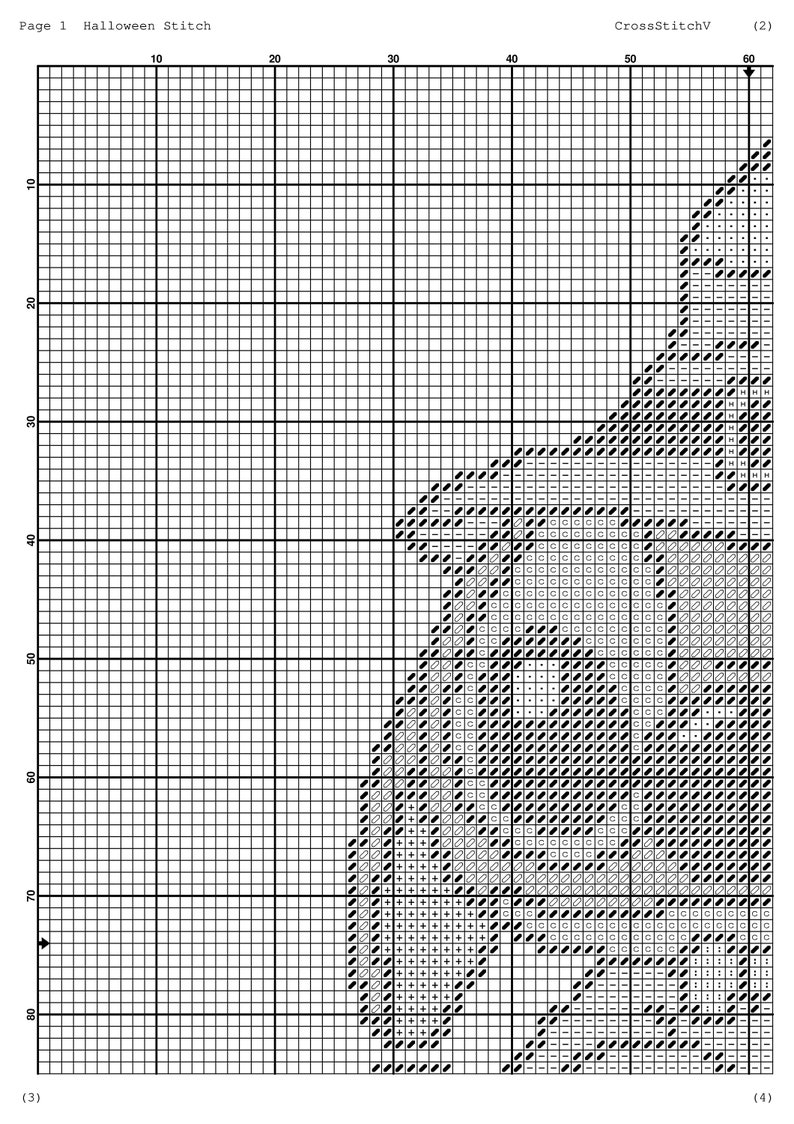 Stitch Cross Stitch Pattern / Cartoon Cross Stitch Pattern / Etsy