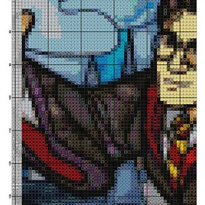 Hogwarts Stained Glass Cross Stitch Pattern / Wizard Counted - Etsy