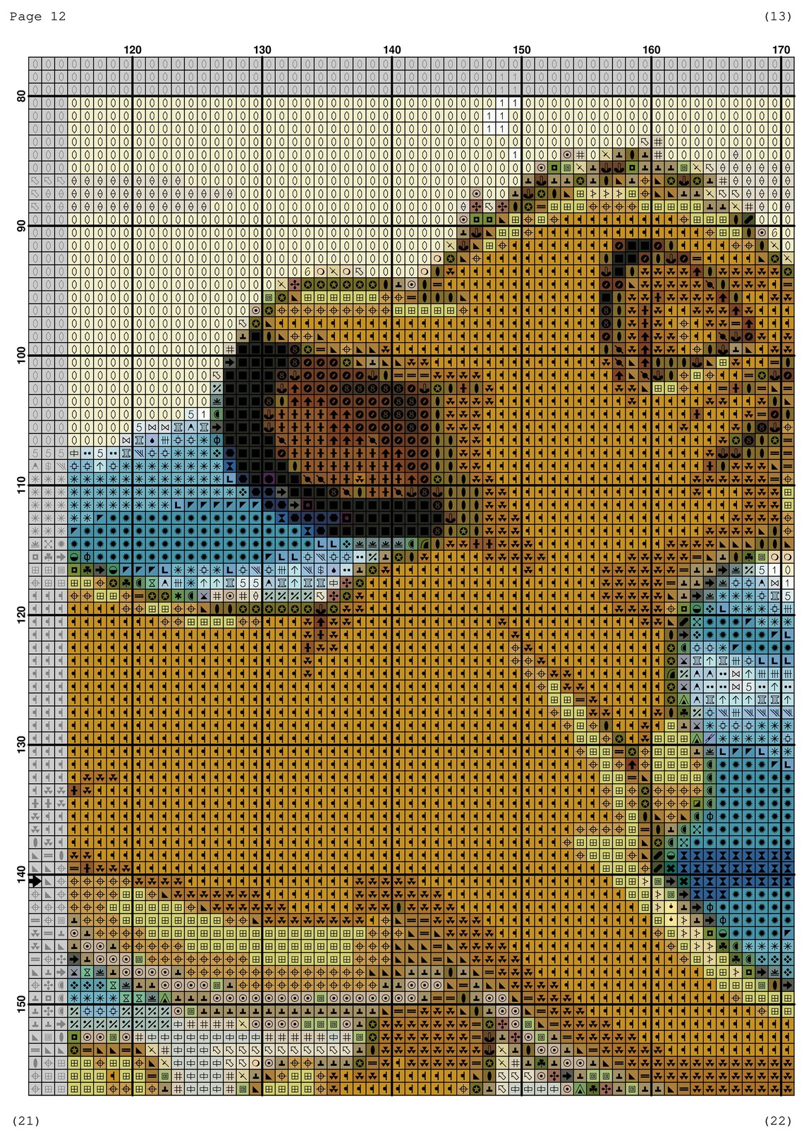 Lion King Cross Stitch Pattern / Lion Cross Stitch Chart / Etsy