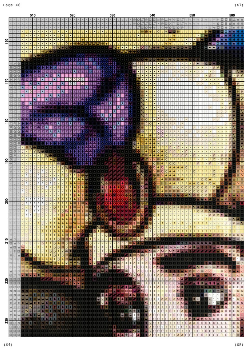 Aladdin Stained Glass Cross Stitch Pattern / Princess Jasmine - Etsy