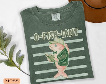 Regalo divertido para oficiante, camiseta Comfort Colors para oficiante de bodas, camiseta O-fish-iant, regalo de agradecimiento para el oficiante.