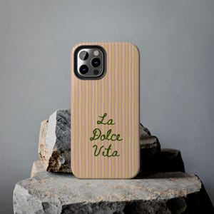 La Dolce Vita Phone Case, Italian Vibes iPhone Case, Retro Italian iPhone Case, iPhone 16 Case, Protective Phone Cases, Summer iPhone Case