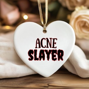 Acne Slayer Ornament, Esthetician Gift, Estie Ornament, Esthetician Ornament, Esthetician Christmas Gift, Gift for Esthetician, Acne Estie