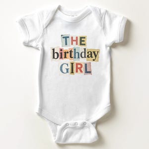 The Birthday Girl Kids Shirt - Cute Birthday Girl Toddler Tee bild 7