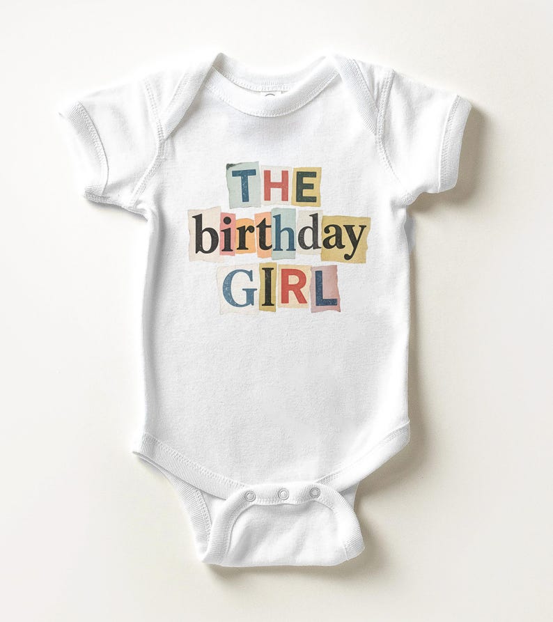 The Birthday Girl Kids Shirt - Cute Birthday Girl Toddler Tee bild 7