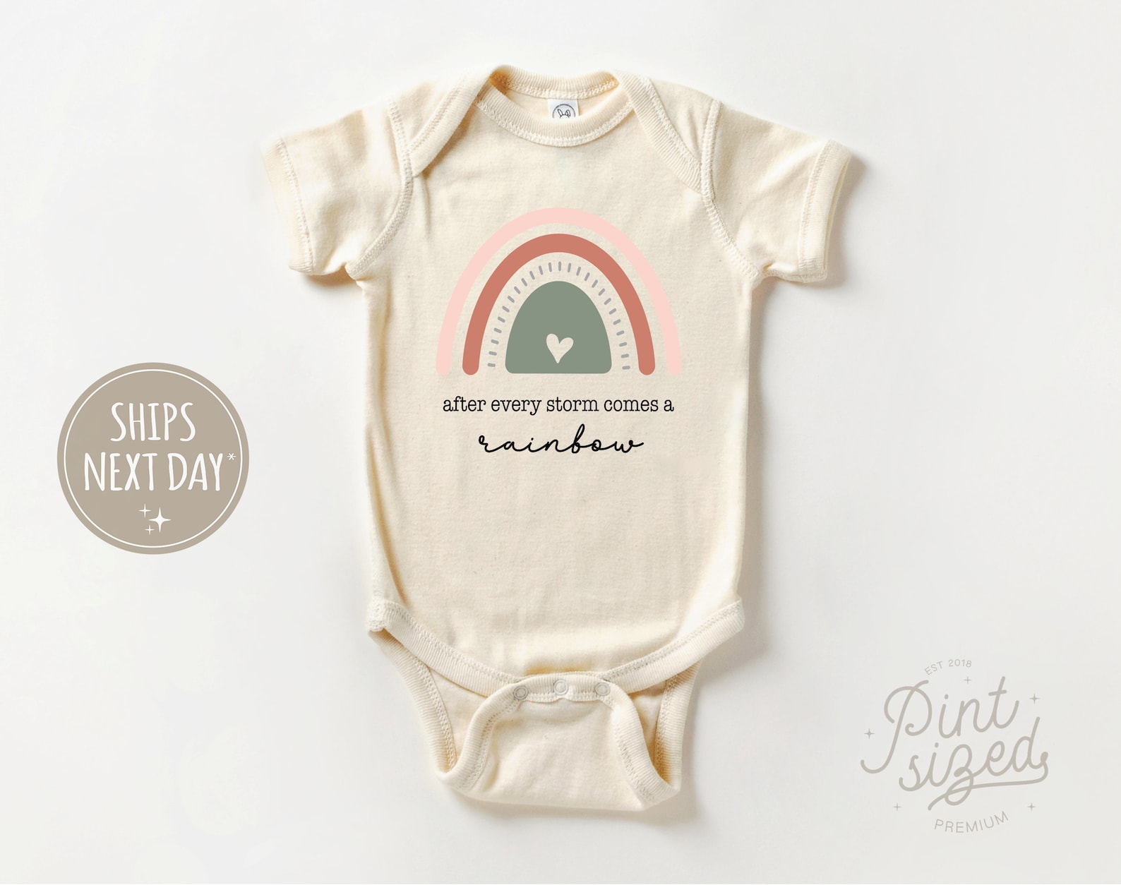 rainbow pregnancy announcement onesies