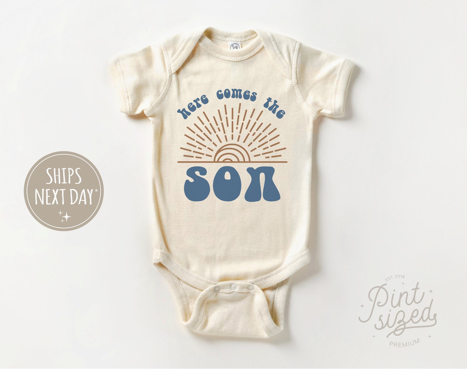 here comes the son onesie