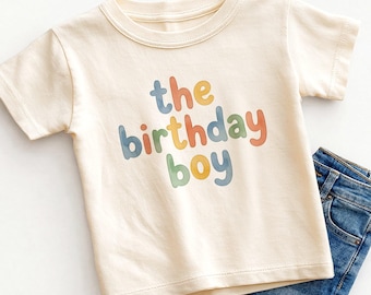 The Birthday Boy Kids Shirt - Cute Birthday Boy Toddler Tee
