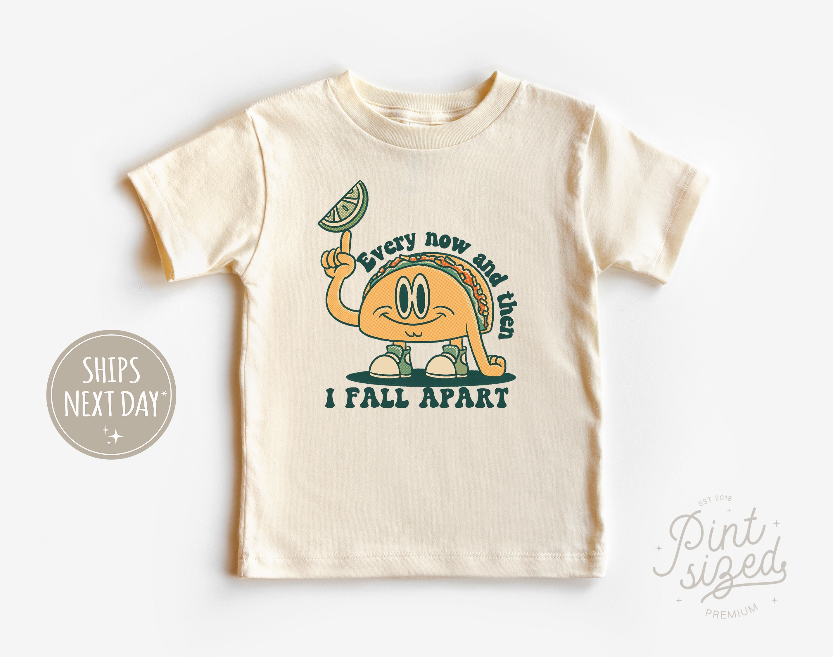 Discover Every Now and Then I Fall Apart Taco Onesie - Funny Taco Bodysuit