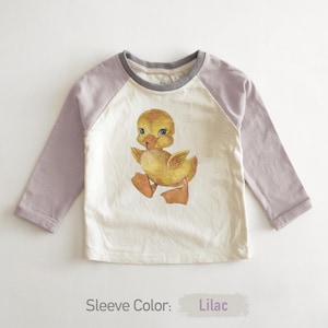 Duckling Toddler Shirt - Vintage Tee - Cute Natural Kids Shirt