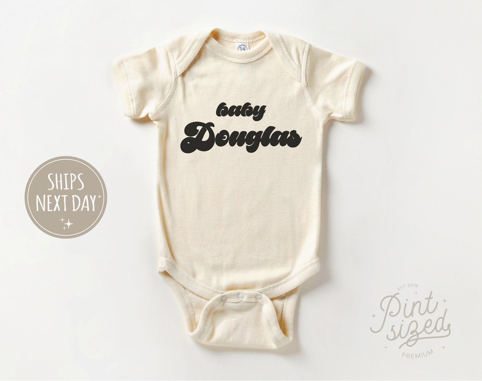 retro pregnancy announcement onesie