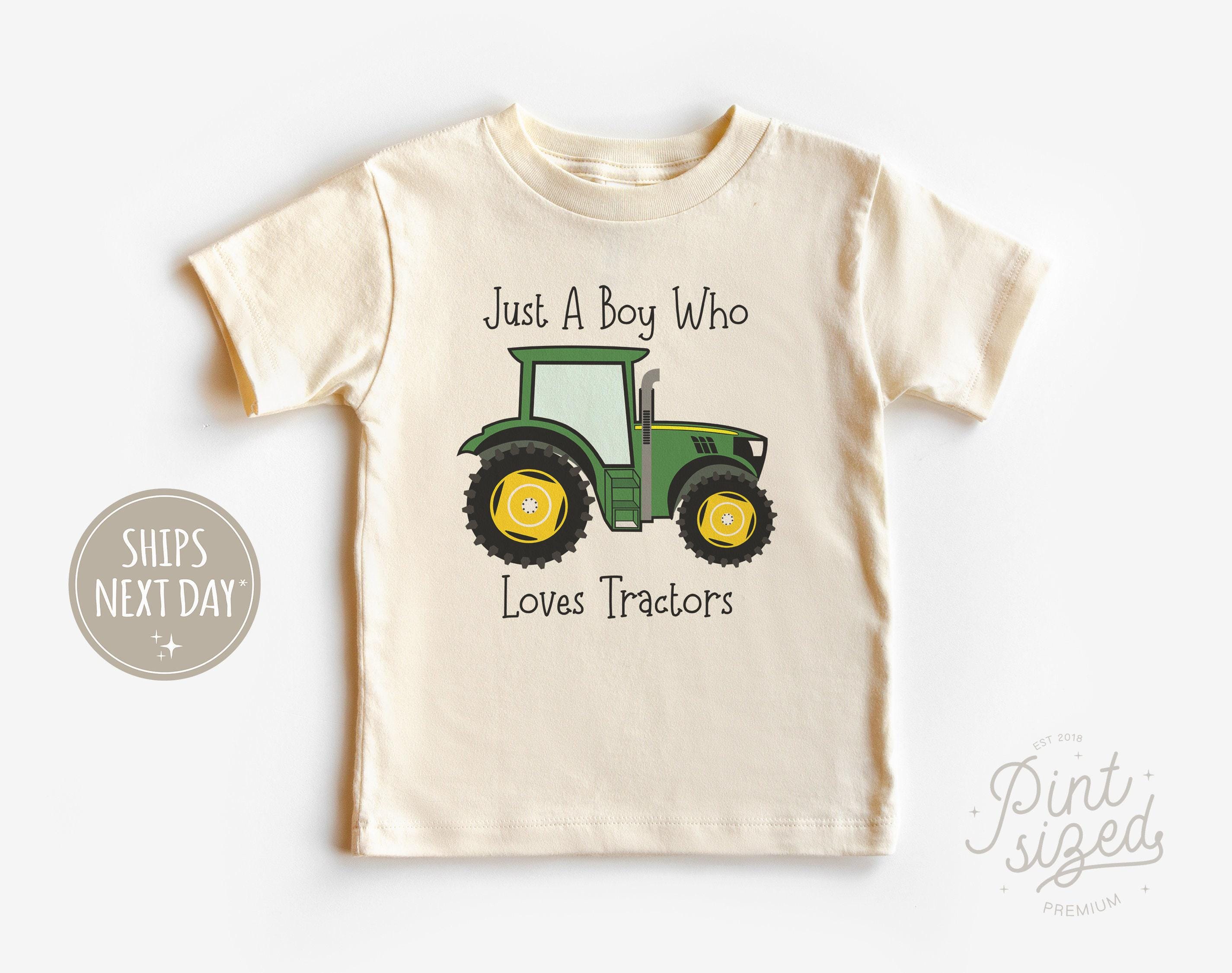 Salt And Pepper Jungen T-Shirt | Kurzarm Mit Traktor-Print | Weiche Baumwolle | Modisches Kinderoberteil