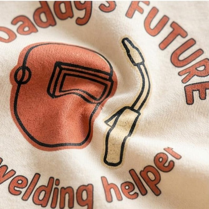 Daddy's Future Little Welding Helper Kids Shirt - Cute Welder Toddler ...