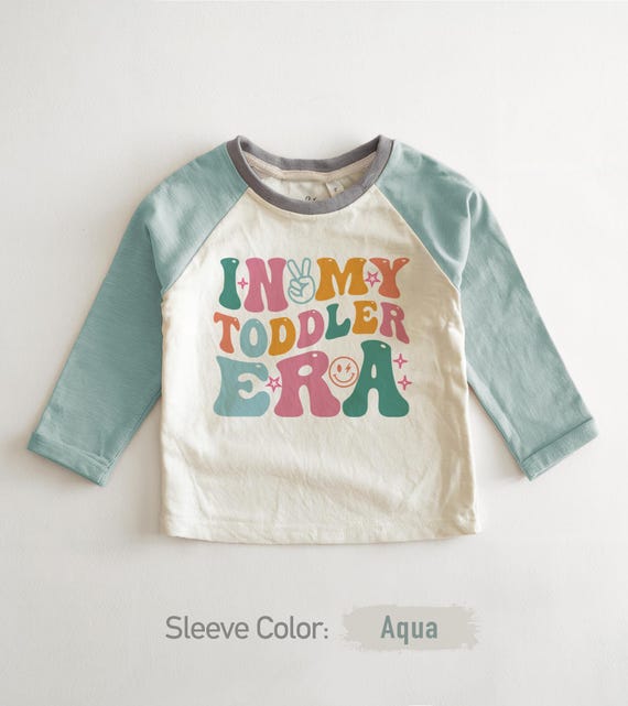 In My Toddler Era Shirt - Cute Retro Toddler Kids Shirt - Natural Toddler Tee