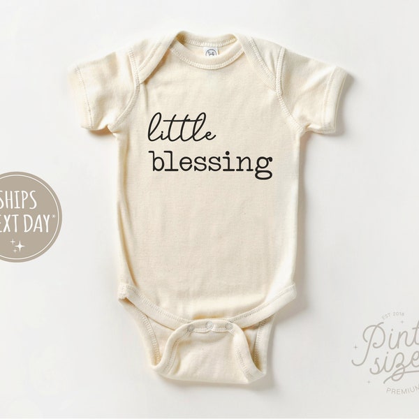 Little Blessing Baby Onesie® - Vintage Bodysuit - Cute Natural Baby Onesie®