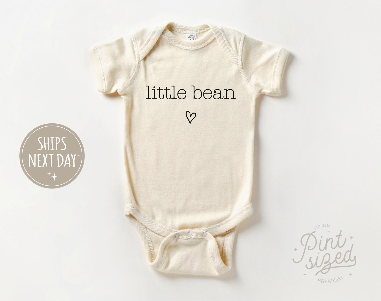 little bean onesie
