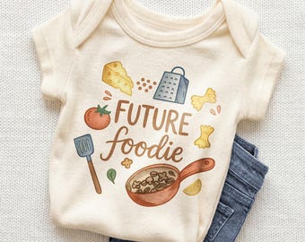 Future Foodie Baby Onesie - Cute Foodie Lover Gift Bodysuit