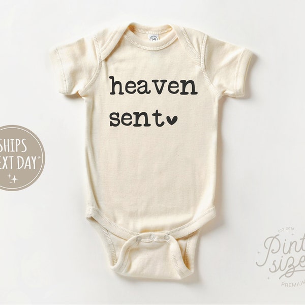 Heaven Sent Baby Onesie® - IVF Baby - Rainbow Baby Bodysuit - Natural Religious Onesie®